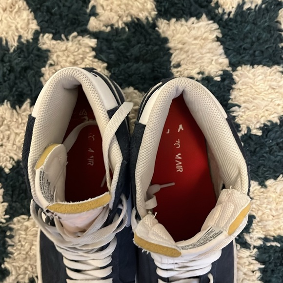 Nike SB Blazer Mid - Navy Blue Suede - size 9 men’s - Picture 4 of 7